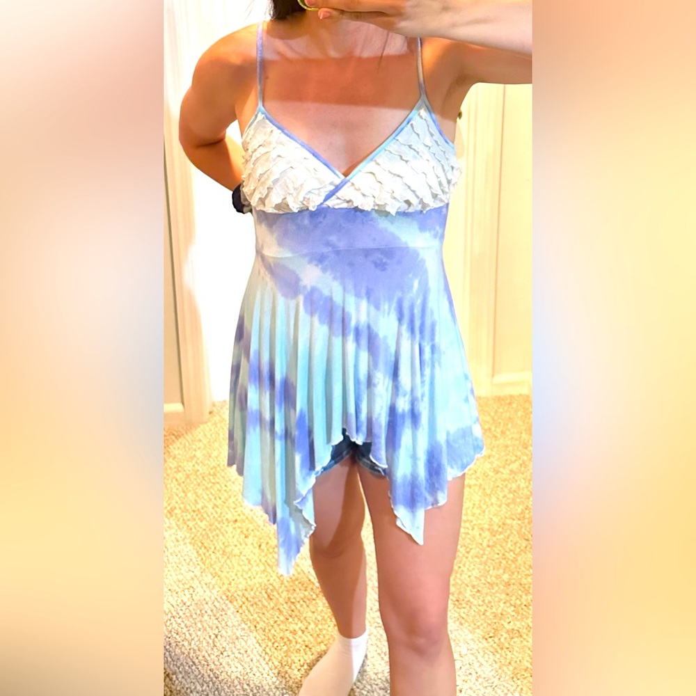 Vanilla bay tie dye top / dress 🩵🤍